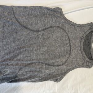 lululemon athletica Gray Seamless Tank Top